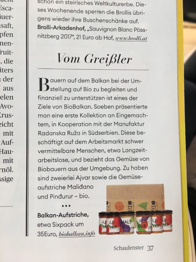Vom Greißler präsentiert das Balkan Sixpack von BioBalkan