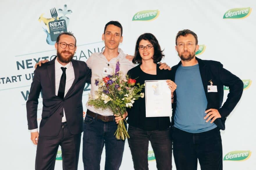 Team BioBalkan beim Next Organik Award mit Waldemar Zeiler
