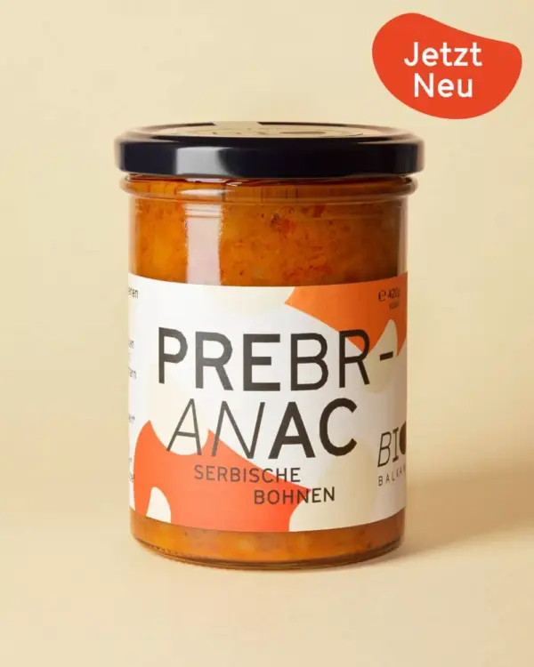 Glas Bio Prebranac mit Störer Jetzt Neu