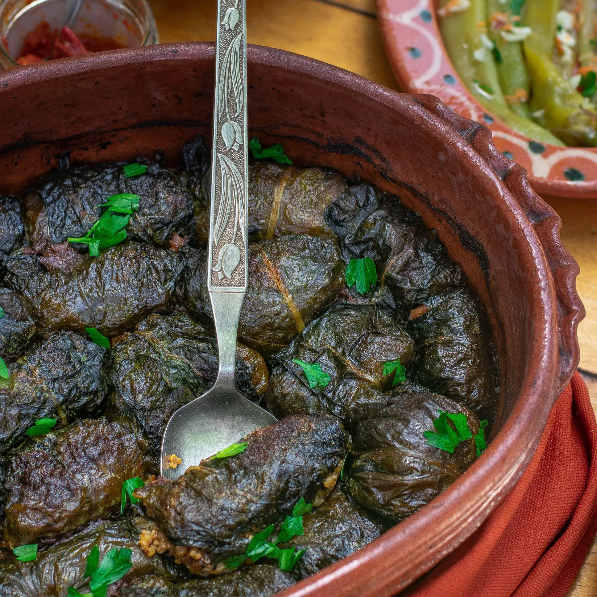 Foto: Milica Đorđević Sarma mit Mangold Sarma u blitvi