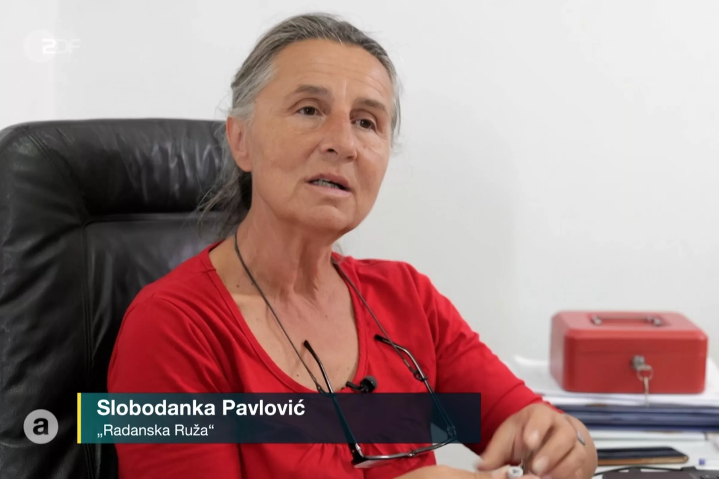slobodanka pavlovic im gespräch mit dem ZDF Auslandsjournal